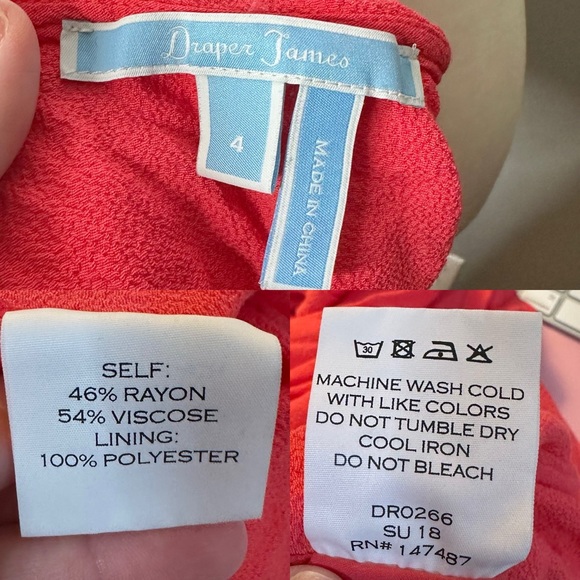 Draper James Solid Ruffle Wrap Dress - Picture 11 of 12